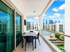 Upgraded Corner 2BR|Pool View|Balcony|Chiller Free