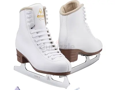 White Womens Figure Ice Skates - Used, Good Condition