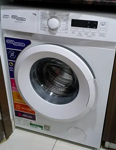 Super General 7kg Front Load Washing Machine - Excellent Working Condition