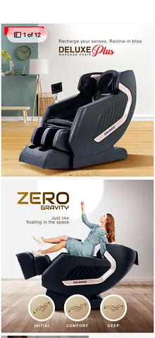SPARNOD DELUXE PLUS MASSAGE CHAIR - Almost New