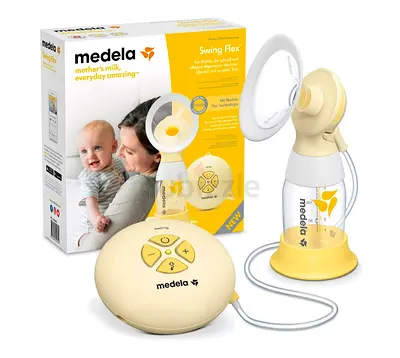Medela Swing Flex Electric Breast Pump with Bottle - Good Condition