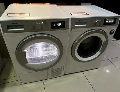 Smeg latest model 8 kg washer and 8 kg dryer separate set freestanding olos.