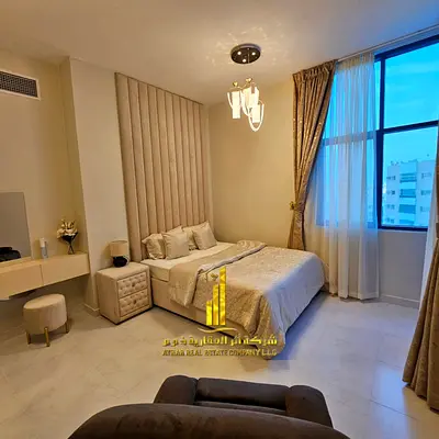 ✨ Luxury apartment for monthly rent, one bedroom and a hall with an open view, fully furnished with elegant furniture and a fully equipped kitchen