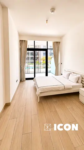 Pool View Studio | Big balcony | Furnished Apartment