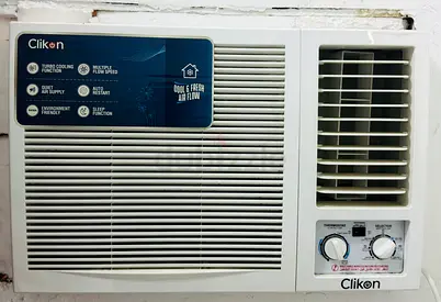 Clikon Window Air Conditioner — used New with 1 year warranty