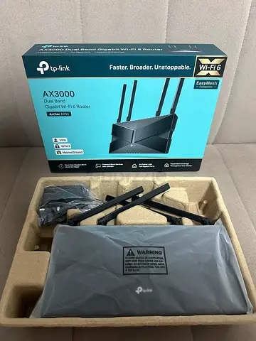 TPLINK AX53 AX3000 WIFI ROUTER