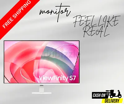 Samsung 32 Inch ViewFinity S70D UHD 4K HDR10 Monitor LS32D701EAUXEN