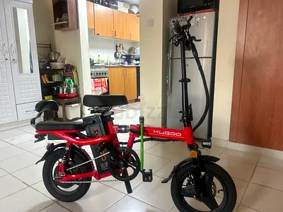 Foldable Kugoo Electric Mini Bike - Compact Commuter, Good Condition