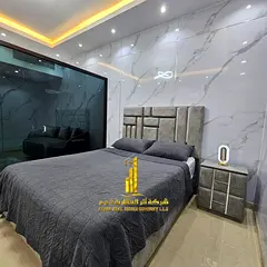 Furnished studio apartment with separate kitchen, very high-end furnishings, for monthly rent in Ajm