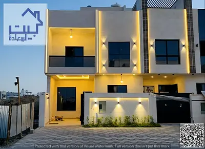 For sale: Modern townhouse, Al Helio 2, Ajman, including registration and ownership fees, (two floo