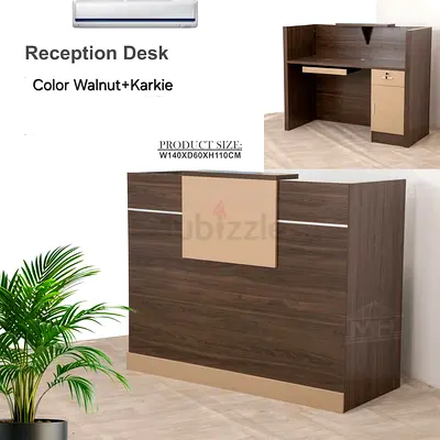 Brand new Wooden office cash / reception Counter Available
