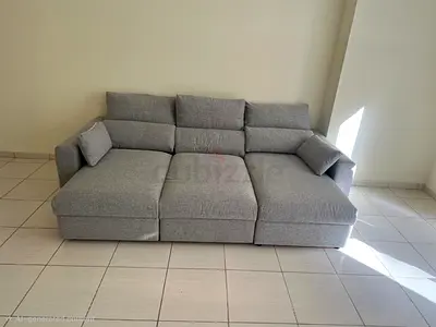 IKEA Eskilstuna L Shape Sofa Bed Grey