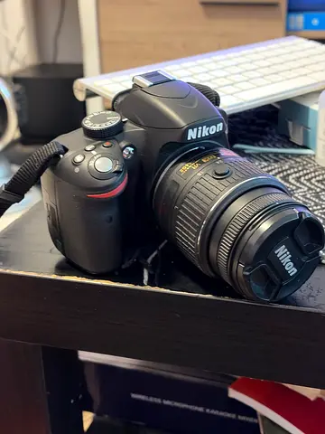 Nikon D3200 with bag and charger