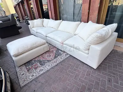 Marina home Luscious Original Feather filled Sofa Beige