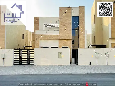 Modern two-story villa with a rooftop terrace, including registration and ownership fees, water and electricity, close to all amenities.