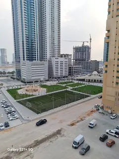Two-bedroom apartment for rent in Al Khan with direct Al Khan Lake views, elegant finishing, spaciou