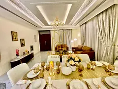 Own your dream villa Classic design with roof . Includes registration fees+AC+furnishings . Close to