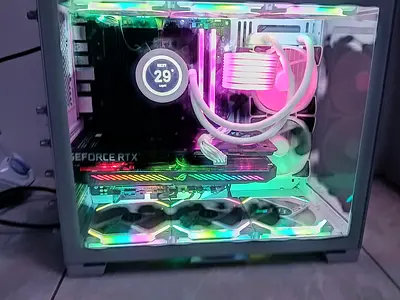 Custom RGB Gaming Desktop PC with RTX GPU3060 and AIO Liquid Cooling