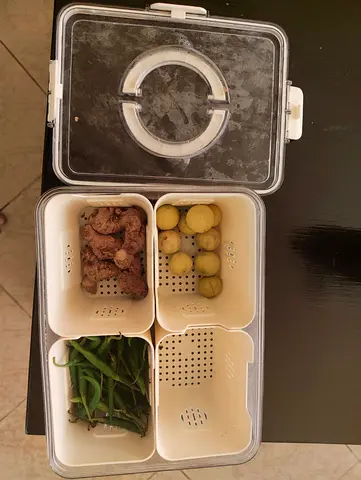 Kitchen fridge container