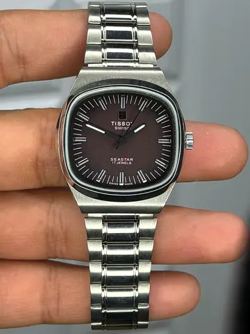 Tissot Seastar 17 Jewels watch TV style case f