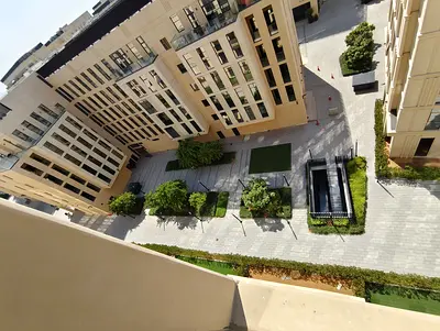Huge 1bhk apartment with built-in wardrobe gym pool one free parking in Al Mamsha sharjah