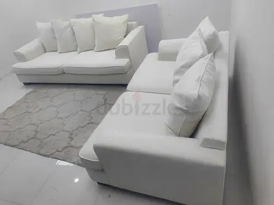 Big white color The One Brand 3+2 seater sofa