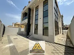 Brand-New 5 Master BR Villa with 2 Halls, Majlis & External Setback for Rent in Al Zahia, Ajman