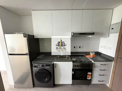 Spacious Semi-Furnished Studio | Areej, Aljada | 38k - 6 Cheques