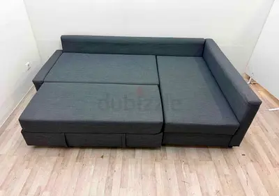 Modern Grey Sectional Sofa Bed