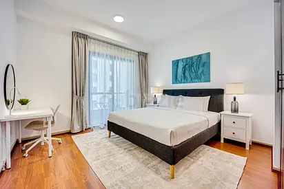Cozy 2 BD in Bahar JBR 24 floor