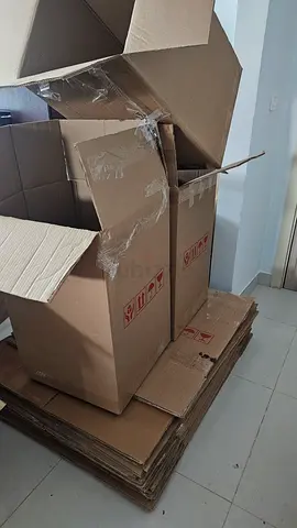 Used corrugated cardboard boxes and box sheets - bulk lot