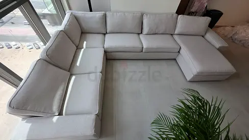 Ikea kivik U shape sofa beige Color