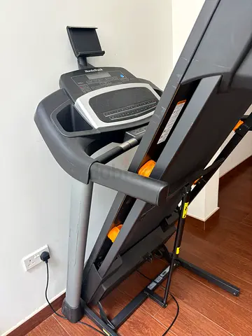 Used foldable treadmill with digital display - good working condition