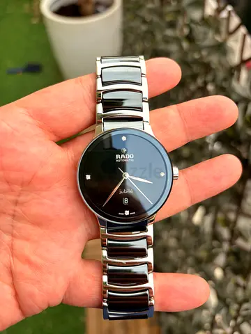 Rado Centrix Men’s Automatic Watch – Black damiond Dial | Ceramic Links | Full Set
