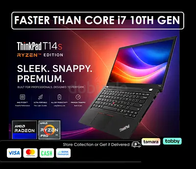 ThinkPad T14s Ryzen Edition - Sleek Snappy Performance - Value Deal -x1 carbon t14 p14s yoga xps zbo