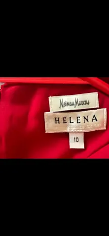Neiman Marcus HELENA women's dress size 10 - red
