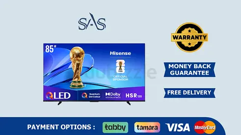 Hisense | 85 inch | QLED 4K Smart TV | Dolby | E7Q | New | Free Delivery | Warranty | 85E7Q
