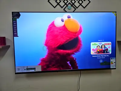 50-inch LED Smart TV - Wall Mounted, Working Condition