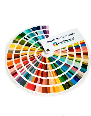 British Standard Colour Guide Colour Swatch fan deck Made in UK