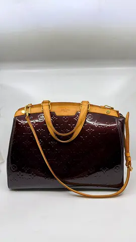 Louis Vuitton Brea MM Vernis Burgundy