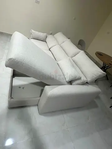 IKEA Eskilstuna L Shape Sofa Bed Beige
