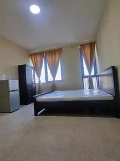 Furnished spacious clean Room for executive bachelors with separate toilet.