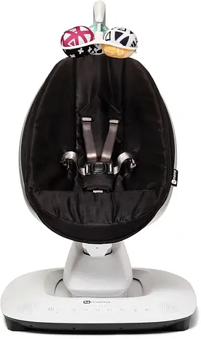 4MOMS MamaRoo Multi-Motion Baby Swing, Customizable Baby Bouncer Mimicking Parents' Movements, Bluet