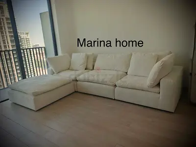 Four pieces marina home cloud sofa
