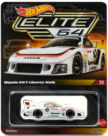 Hot Wheels Elite 64 Mazda RX-7 Liberty Walk