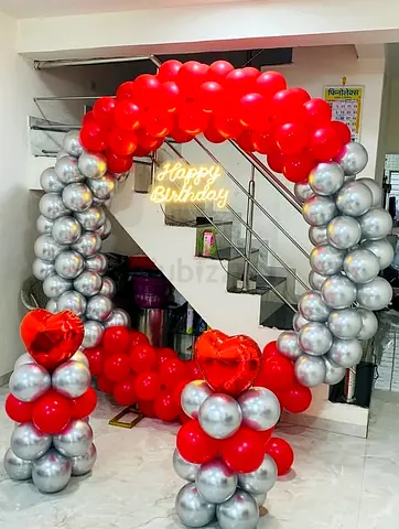 Balloons decorations services Available