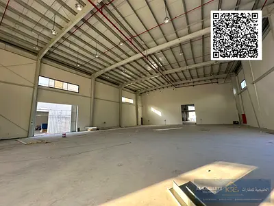 12500 Sq. ft Industrial warehouse mezzanine ,122 KW Electricity for Rent in Umm Al Quwain