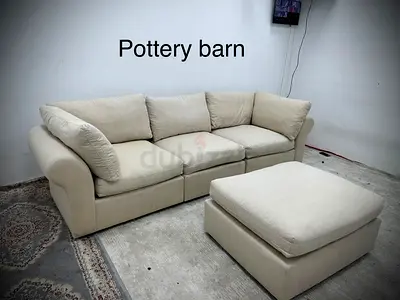Perfect condition pottery barn modular sofa
