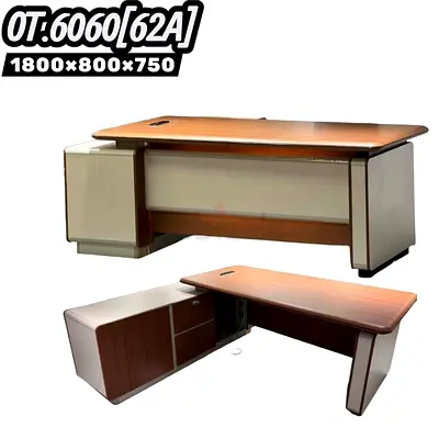 Brand new L shape Wooden office Table For manager Table Available