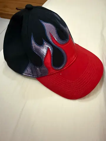 Original Diesel brand,Black and red flame baseball cap — good used condition